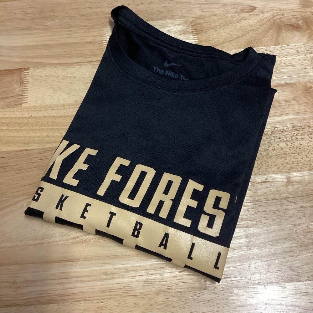 Mens Nike Wake Forest Basketball Short Sleeve‎ Drifit Tshirt- XL
